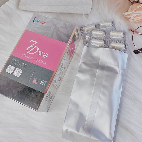 悠樂康7D美姬膠囊|吃的素顏霜 試用