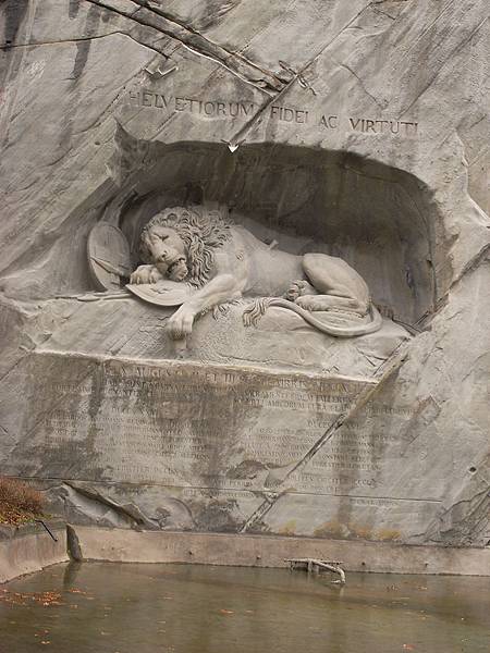 琉森之垂死之獅@Luzern (The dying Lion of Lucerne)