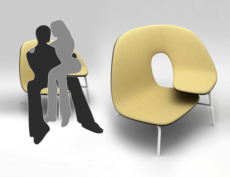 與輕蜜的愛人共享 大腿椅 Two Person Chair For Cuddling 點子燈泡的天地 痞客邦 大腿椅 Two Person Chair For Cuddling, Chair For Two Person