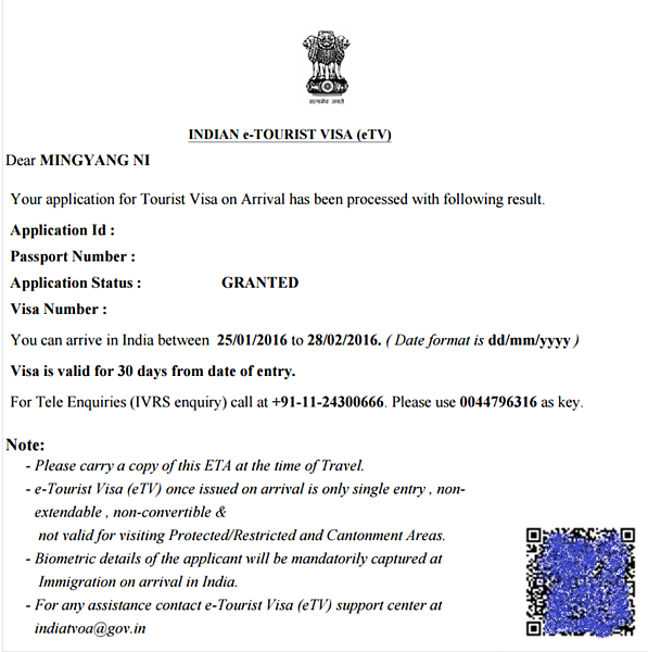 Indianvisaonline gov in visa tvoa html