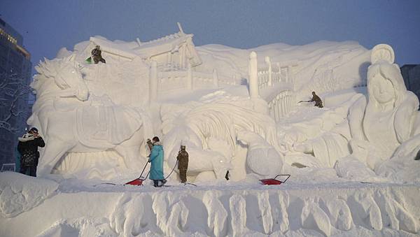 雪祭雪雕