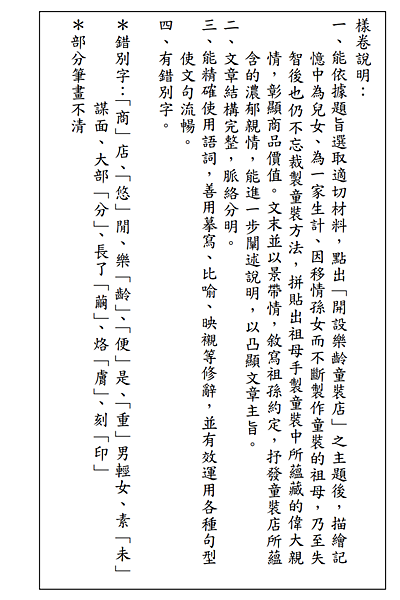 【109會考】 會考國文作文〈我想開設一家這樣的店〉作文六級分範文 @ 陳蒂國文 · 作文教學團隊 :: 痞客邦