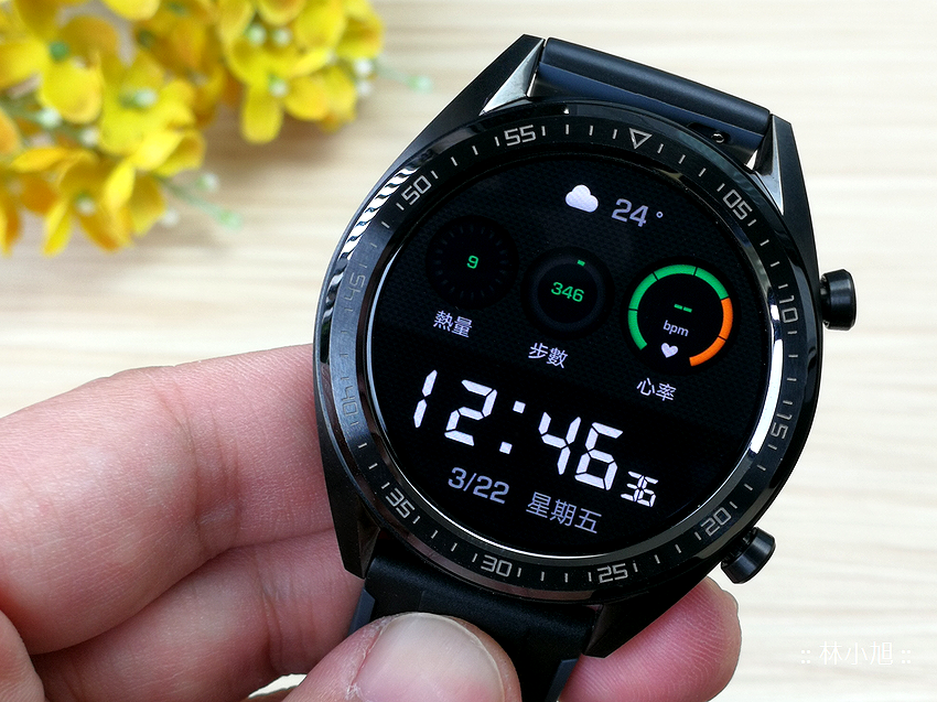 HUAWEI Watch GT 防水智慧手錶 (曜石黑矽膠錶帶) 開箱 (ifans 林小旭) (25).png