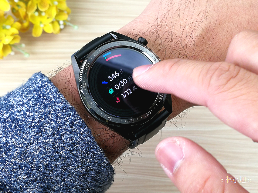 HUAWEI Watch GT 防水智慧手錶 (曜石黑矽膠錶帶) 開箱 (ifans 林小旭) (30).png