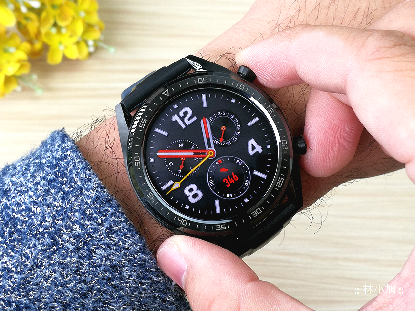 HUAWEI Watch GT 防水智慧手錶 (曜石黑矽膠錶帶) 開箱 (ifans 林小旭) (31).png