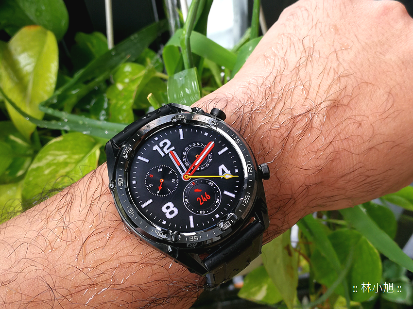 HUAWEI Watch GT 防水智慧手錶 (曜石黑矽膠錶帶) 開箱 (ifans 林小旭) (1).png