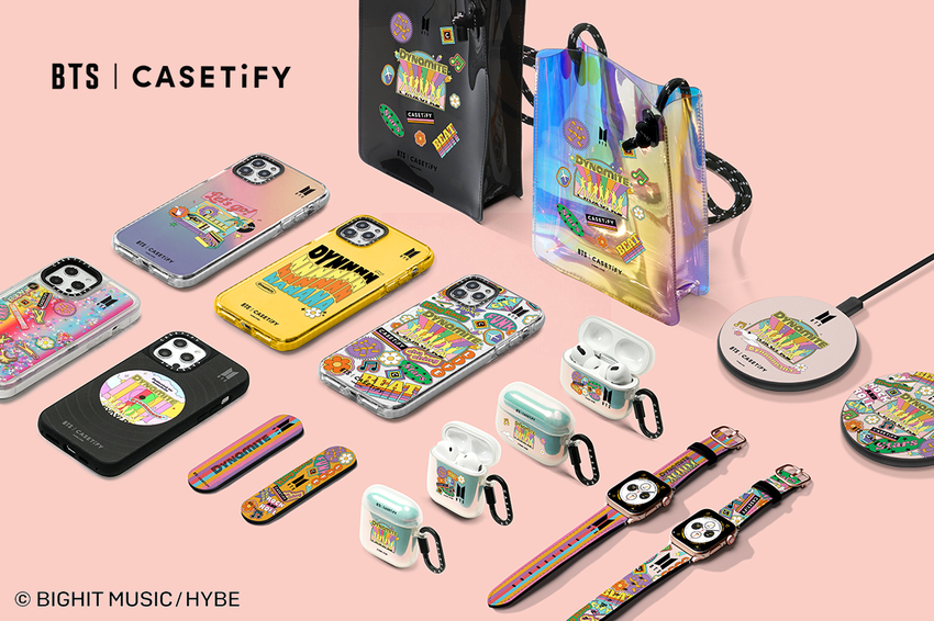 生活／CASETiFY 三度攜手 BTS 推出以歌曲「Dynamite」為聯名主題的 Apple 週邊配件