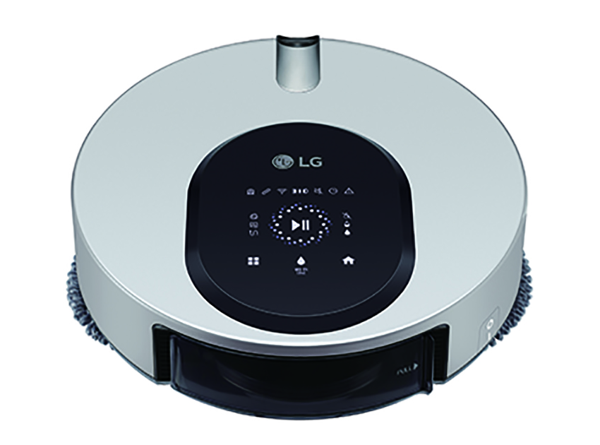 03 - LG CordZero ThinQ M9銳眼雙旋拖地機器人同時搭載雙重偵測感應器，包含景象感測器與距離感測器，能精準辨識室內空間，規劃出理想的行進路線與目標清潔區域。.png