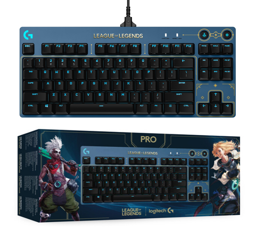 Logitech G 英雄聯盟聯名 PRO 鍵盤 售價 $3990.png