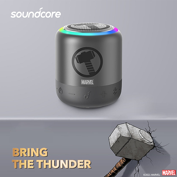 Soundcore Mini 3 Pro及Select 2 Marvel漫威授權款讓喜愛Soundcore的粉絲可以與自己的超級英雄一起隨時隨地享受音樂_Soundcore Mini 3 Pro.png