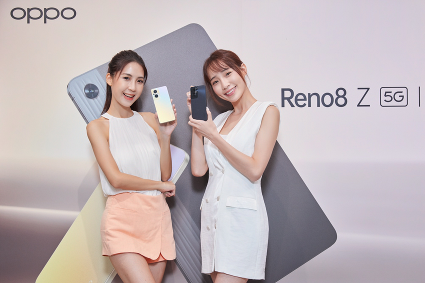 OPPO Reno8 Z 正式發表，OPPO Reno8 系列全員到齊（左  OPPO Reno8 Z 金色、右  OPPO Reno8 Z 黑色）。（圖由OPPO提供）.png