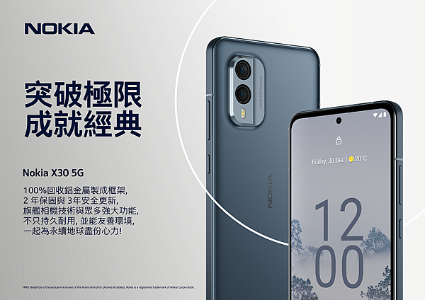 (圖三) 突破極限 成就經典！Nokia X30 5G正式登台 造局永續揭世代新頁.png