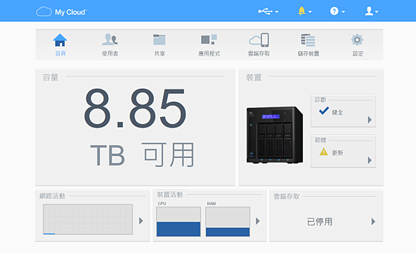 WD Cloud EX4100 NAS 網路磁碟機畫面 (ifans 林小旭) (8).png