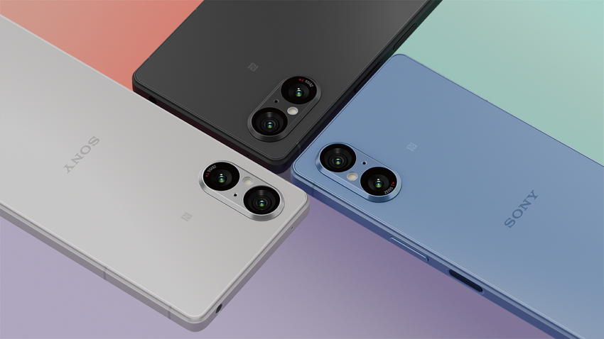 圖說、Sony 發表全新合手旗艦智慧手機 Xperia 5 V，搭載新世代Exmor T for Mobile雙層感光元件，日夜隨拍都清晰精彩。.png