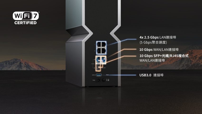 【新聞圖片】TP-Link Archer BE800 具備19 Gbps的三頻 Wi-Fi 7網路，帶來前所未有的閃電飆網體驗。.png