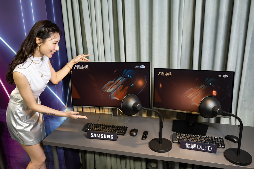 【新聞照片03】32吋Odyssey OLED G8和27吋Odyssey OLED G6皆採用抗眩光真霧面面板，享受舒適無反光的視覺效果。.png
