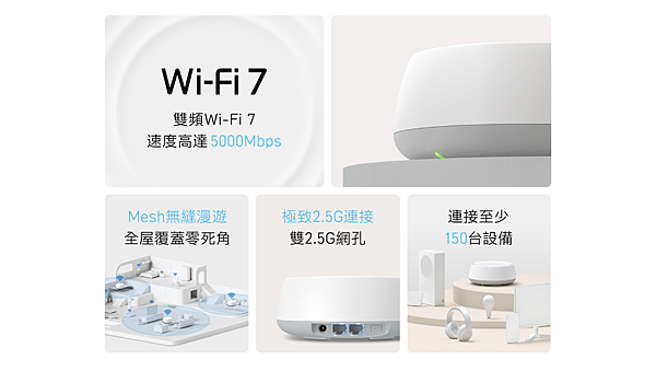 【新聞圖片】TP-Link 正式推出簡約精美的Wi-Fi 7 Mesh路由器Deco BE25。.png