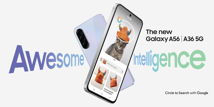 【新聞圖片1】親民AI機海來襲！三星Galaxy A56、A36、A26 5G亮麗登場。(橫式).png