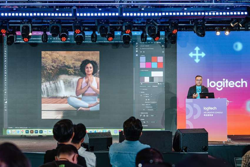 【新聞發稿照4】Adobe 首席數碼媒體技術工程顧問黃耀興 Ernest Wong 現場分享，結合AI工具打造創作者高效心流.png