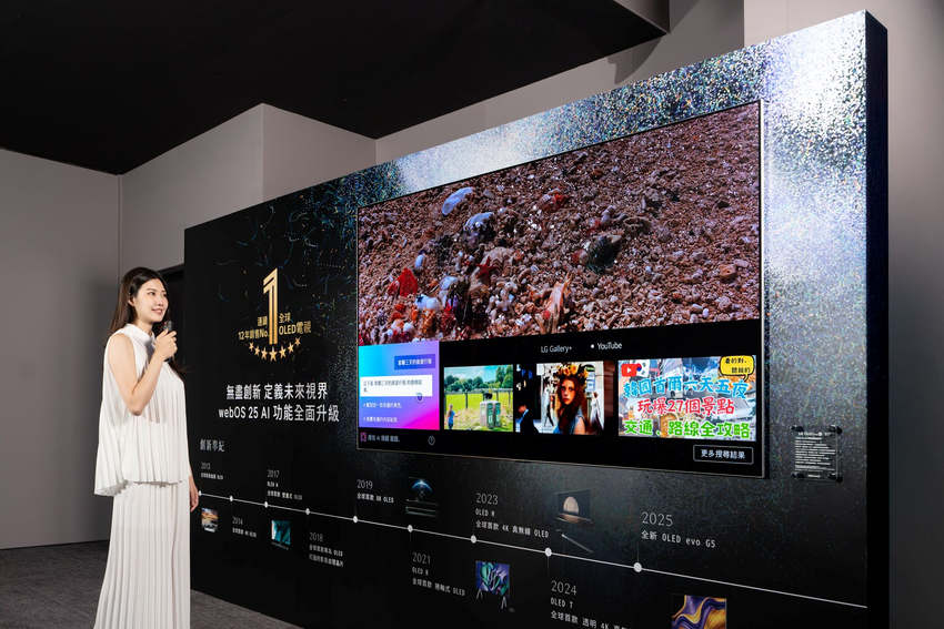 【新聞圖片3】LG 全新 2025 OLED evo 系列最高搭載 alpha 11 第二代AI影音處理晶片。.png