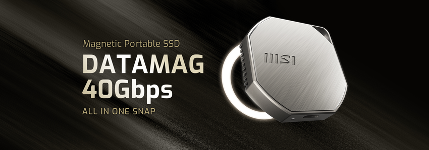 MSI 推出 DATAMAG 40Gbps 磁吸式外接固態硬碟.png