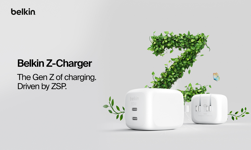 圖1. Belkin 推出全新 Z-Charger GaN 雙孔快速充電器.png