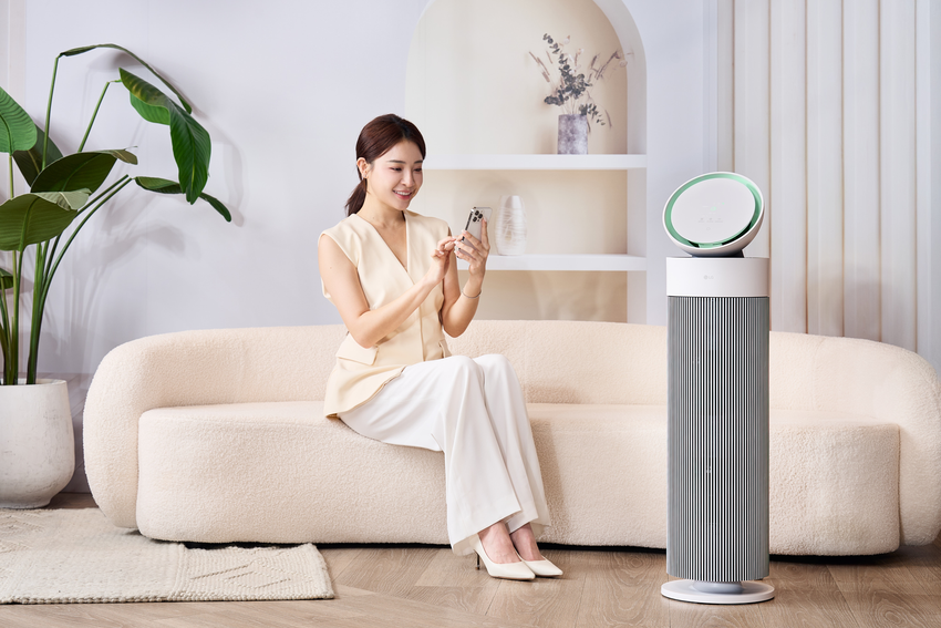 【新聞圖片7】LG PuriCare AeroBooster 空氣清淨機升級搭載AI+ 智慧感測技術,節能效率提升高達 49%。.png 【新聞圖片7】LG PuriCare AeroBooster 空氣清淨機升級搭載AI+ 智慧感測技術,節能效率提升高達 49%。.png