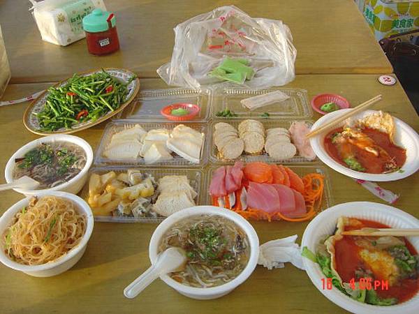 南寮漁港生魚片