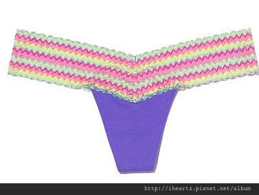 LACE TRIM THONG PANTY