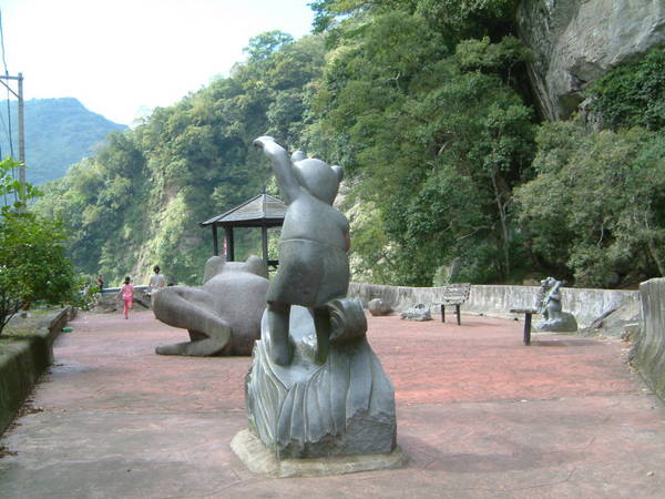 這兒的吉祥物--青蛙