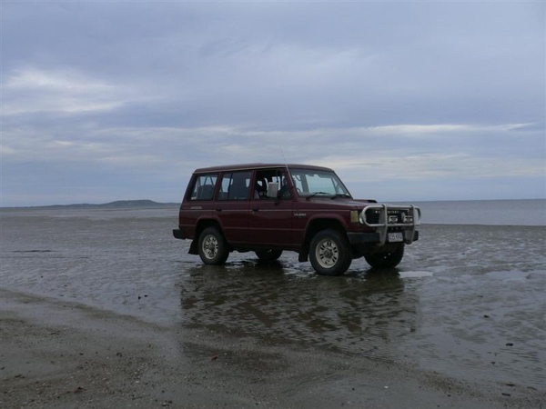 海灘和愛車的完美組合