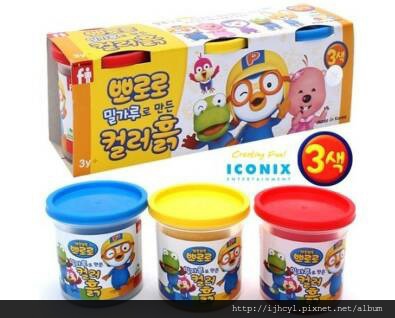 pororo clay 3 colors