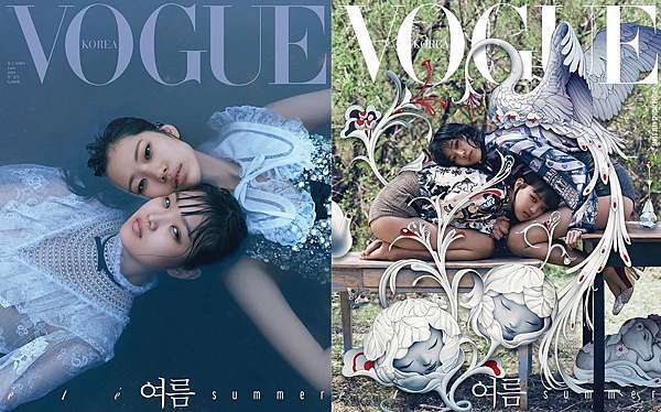 Bomi Yung & Heejung Park for Vogue Korea June 2019