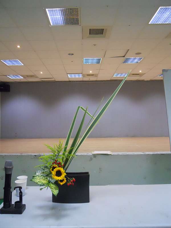 15年12月9日池坊華道會 自由花入門課程2學習手冊 寶桂老師的池坊華道教室 痞客邦