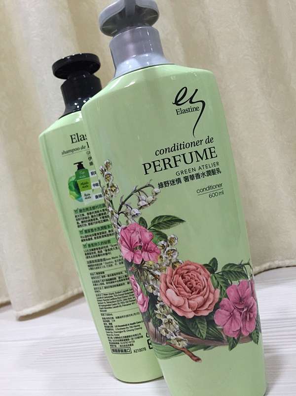 洗髮 Elastine綠野迷情奢華香水洗髮精 新上市 無矽靈讓頭皮更健康 淡雅清香回頭率百分百 菜菜子的美食手札 痞客邦