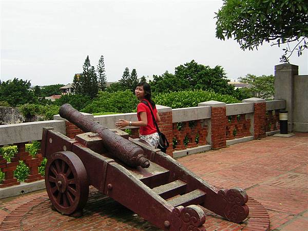 安平古堡裡面的砲台