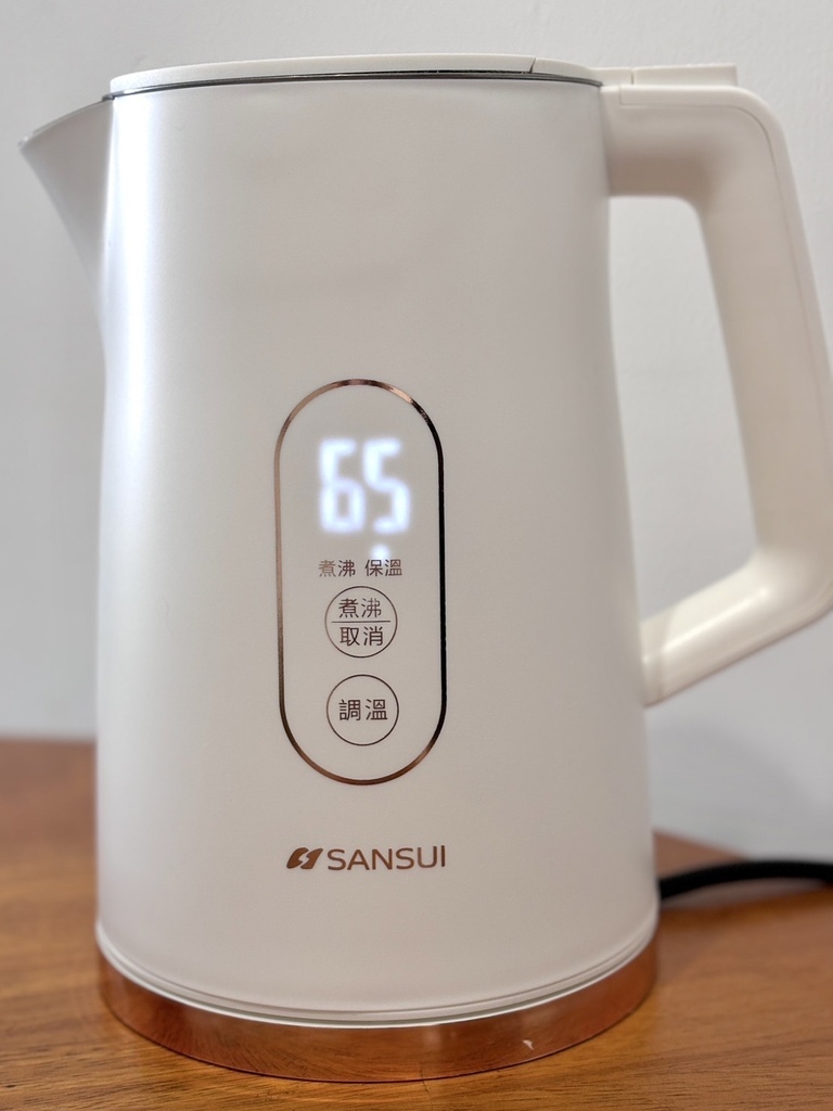 快煮壺推薦【SANSUI山水｜1.7L不鏽鋼智能溫控電茶壺】