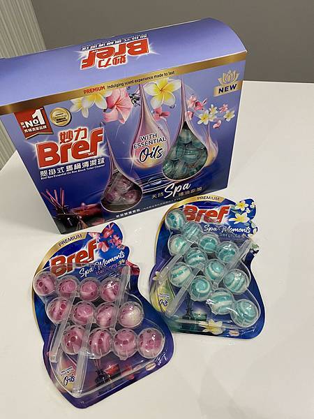 【推薦】Bref妙力SPA精油馬桶球（香浴雪松＆凝香百合）～