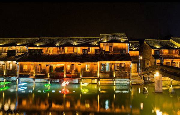 愛旅遊_漫遊在水鄉江南，夜賞烏鎮秘境-西柵夜景