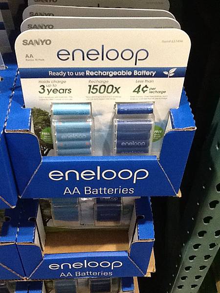 637494 SANYO ENELOOP AA 三號充電電池1900MAH 10入 附收納盒 699 20121121 02