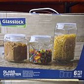 193762 Glasslock 玻璃密封罐6件組 449 03