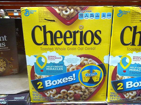 522107 General Mills Cheerios 穀類燕麥早餐 每組567公克x2包 279 02.jpg