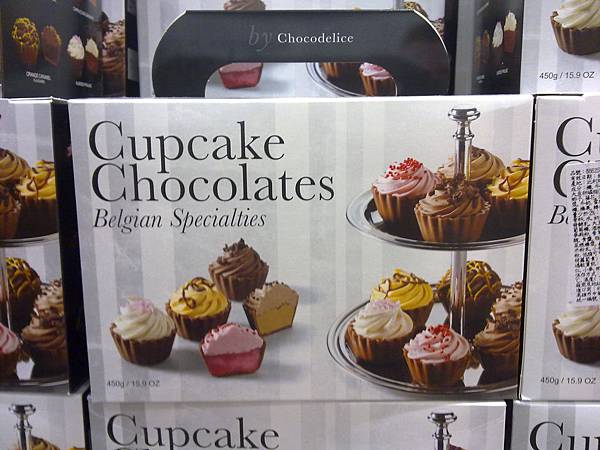 666257 Chocodelice Cupcake 巧克力甜蜜杯 6種口味24顆裝450公克 比利時製造 399 02.jpg