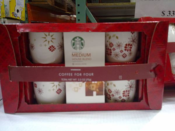 661193 Starbucks Coffee Gift Set 精選研磨咖啡粉禮盒 70公克咖啡粉+4馬克杯組 339 02