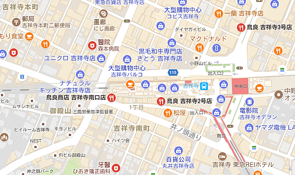 鳥良商店google地圖