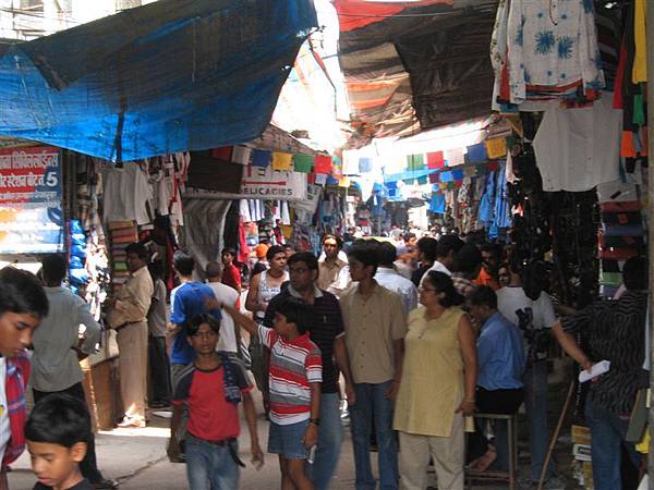 Shopping  in  the Tibetan Colony, Dehli