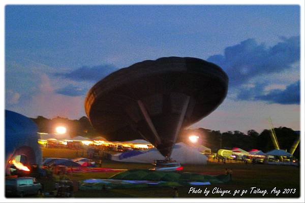 鹿野高台-飛碟熱氣球1