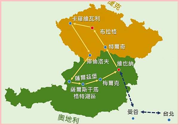 2018旅遊 歐洲 奧捷跟團行 Part1 從克羅埃西亞到奧捷之行程 旅行社挑選篇 艾咪世華去走走 痞客邦