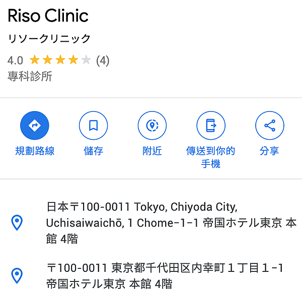 Riso clinic