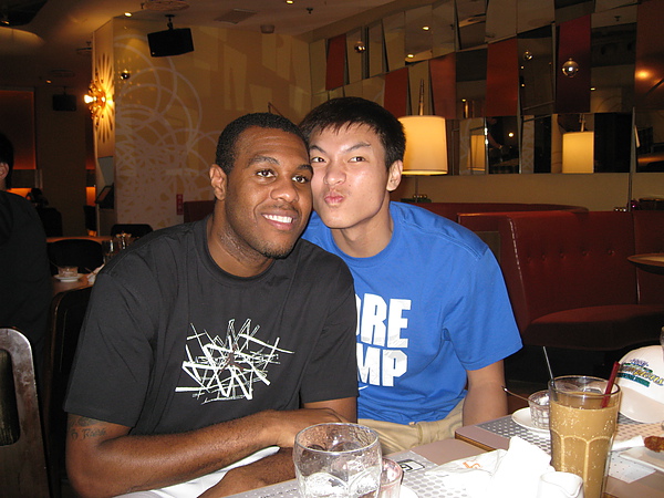 with Ron Artest